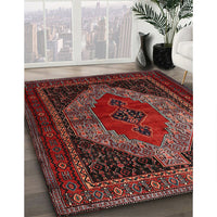 Traditional Chestnut Brown Persian Rug, tr1938