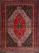 Machine Washable Traditional Chestnut Brown Rug, wshtr1938