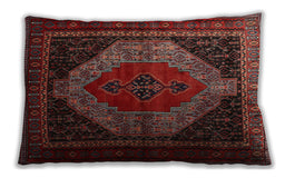 Traditional Classic Rectangular Chestnut Brown Lumbar Throw Pillow, 13 inch by 19 inch, lbtr1938