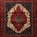 Square Traditional Reddish Brown Persian Rug, tr1939