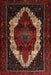 Machine Washable Traditional Sepia Brown Rug, wshtr1939