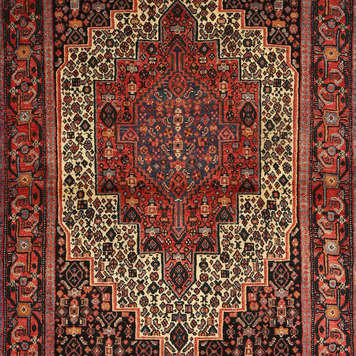 Traditional Gold Brown Persian Rug, tr1942