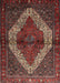 Machine Washable Traditional Brown Rug, wshtr1943