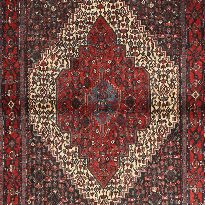 Machine Washable Traditional Brown Rug, wshtr1943