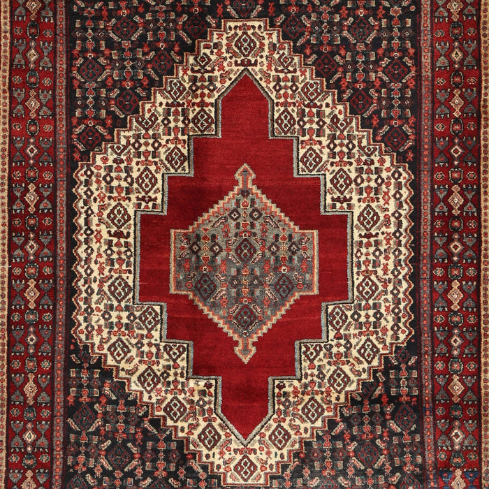 Traditional Saffron Red Persian Rug, tr1944