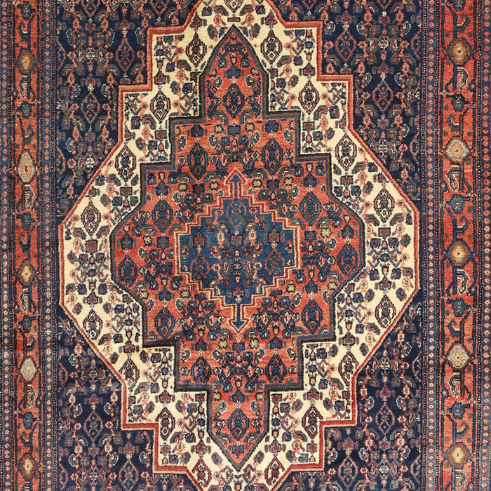 Machine Washable Traditional Dark Almond Brown Rug, wshtr1945