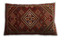 Traditional Classic Rectangular Light Brown Lumbar Throw Pillow, 13 inch by 19 inch, lbtr1946