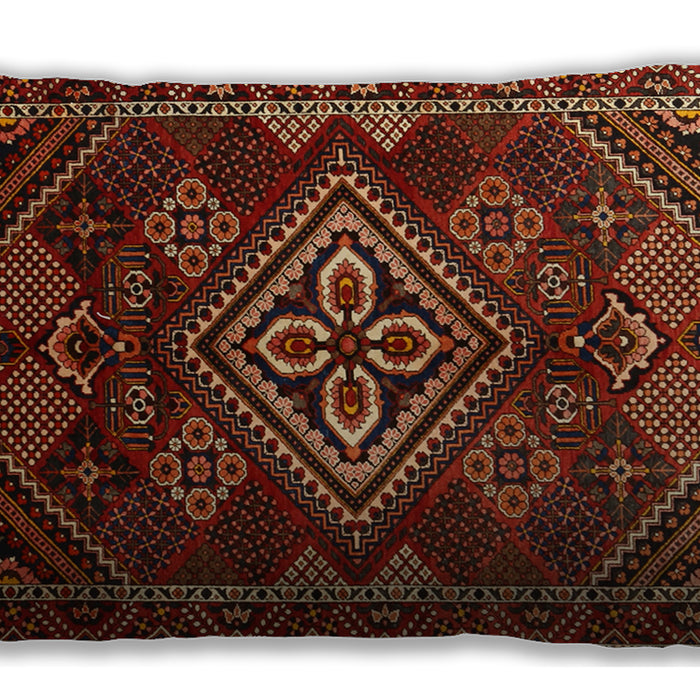 Traditional Classic Rectangular Light Brown Lumbar Throw Pillow, 13 inch by 19 inch, lbtr1946