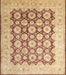 Machine Washable Traditional Chocolate Brown Rug, wshtr1947