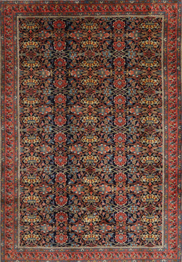 Machine Washable Traditional Brown Rug, wshtr1948
