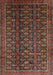 Machine Washable Traditional Brown Rug, wshtr1948