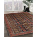 Traditional Brown Persian Rug in Family Room, tr1948