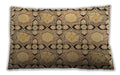 Traditional Classic Rectangular Sienna Brown Lumbar Throw Pillow, 13 inch by 19 inch, lbtr1951