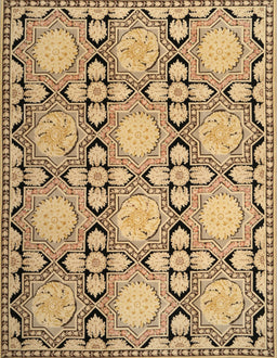 Machine Washable Traditional Sienna Brown Rug, wshtr1951