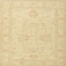 Square Traditional Brown Gold Persian Rug, tr1952