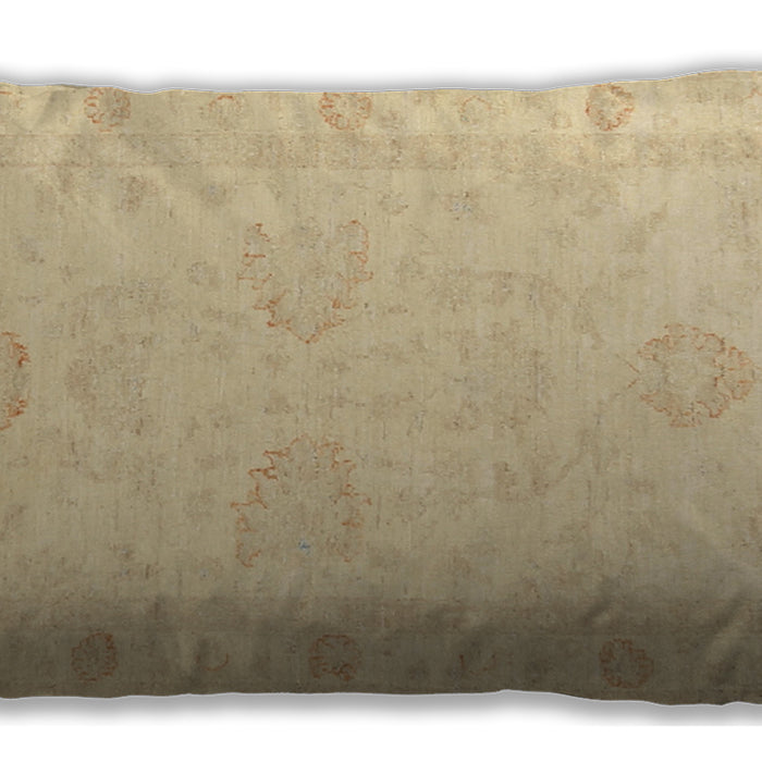 Traditional Classic Rectangular Brown Gold Lumbar Throw Pillow, 13 inch by 19 inch, lbtr1952