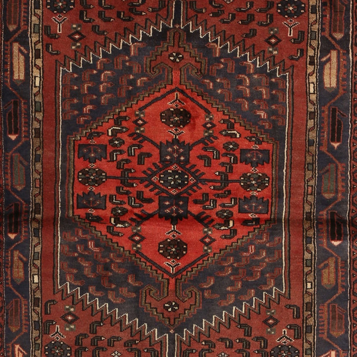 Traditional Dark Red Persian Rug, tr1953