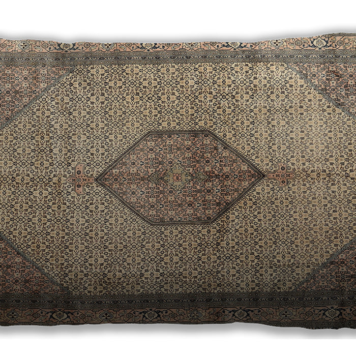 Traditional Classic Rectangular Dark Brown Lumbar Throw Pillow, 13 inch by 19 inch, lbtr1956