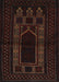 Traditional Black Brown Persian Rug, tr1957