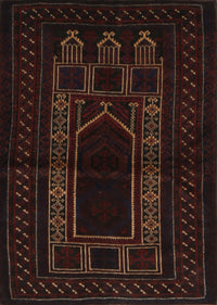 Machine Washable Traditional Black Brown Rug, wshtr1957