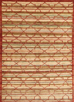 Machine Washable Traditional Orange Red Rug, wshtr1959