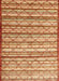 Machine Washable Traditional Orange Red Rug, wshtr1959