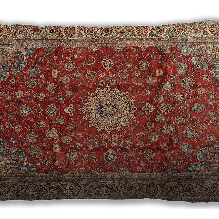 Traditional Classic Rectangular Tomato Red Lumbar Throw Pillow, 13 inch by 19 inch, lbtr1960