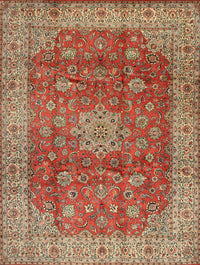 Machine Washable Traditional Sand Brown Rug, wshtr1961