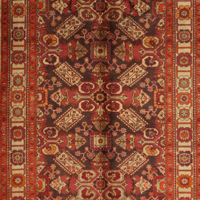 Machine Washable Traditional Tomato Red Rug, wshtr1962