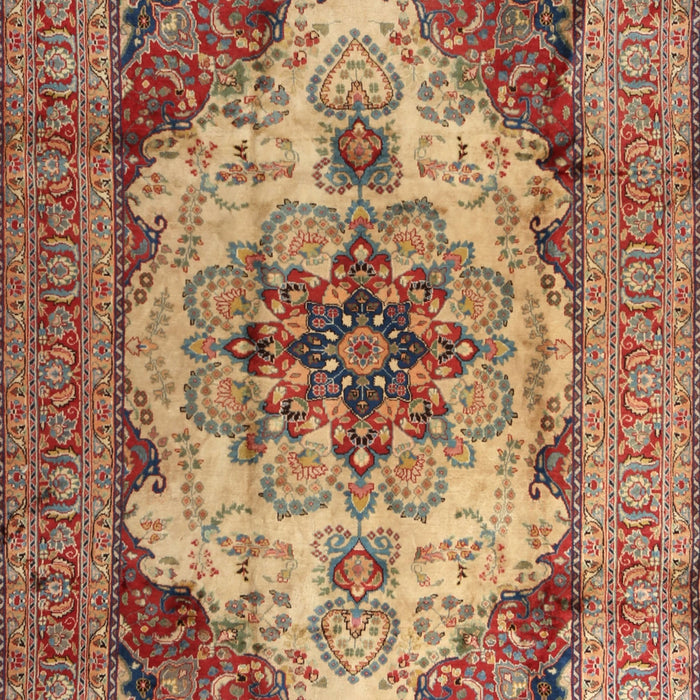 Traditional Sand Brown Persian Rug, tr1965