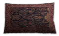 Traditional Classic Rectangular Sienna Brown Lumbar Throw Pillow, 13 inch by 19 inch, lbtr1966