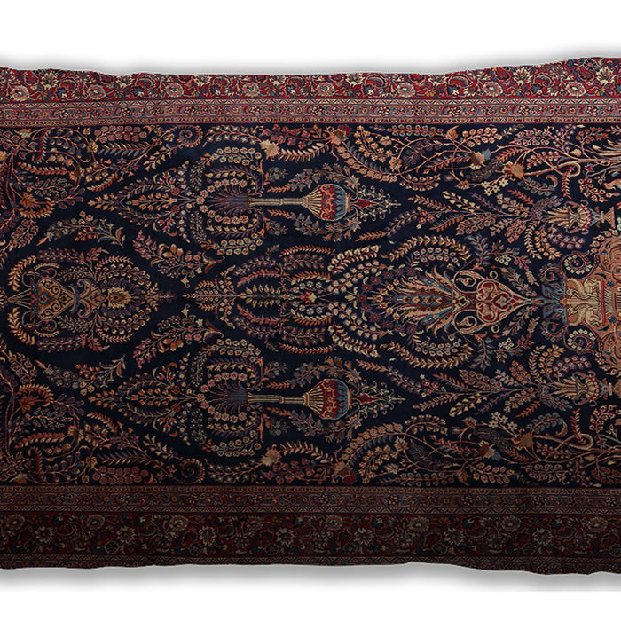 Traditional Classic Rectangular Sienna Brown Lumbar Throw Pillow, 13 inch by 19 inch, lbtr1966