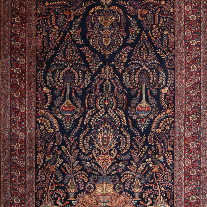 Traditional Sienna Brown Persian Rug, tr1966
