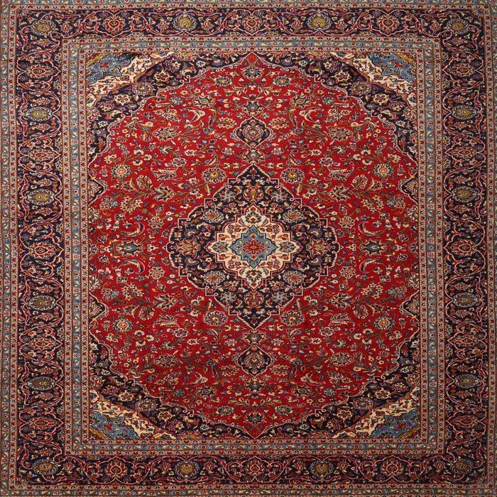 Round Machine Washable Traditional Rust Pink Rug, wshtr1969