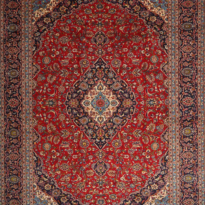 Traditional Rust Pink Medallion Rug, tr1969