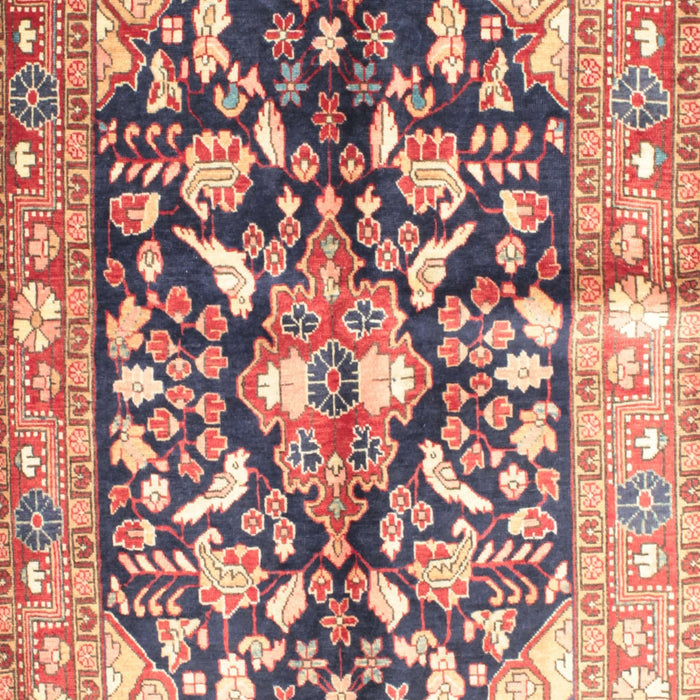 Machine Washable Traditional Cherry Red Rug, wshtr196