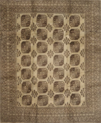 Machine Washable Traditional Red Brown Rug, wshtr1973