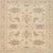 Round Machine Washable Traditional Brown Rug, wshtr1975