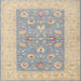 Square Traditional Brown Oriental Rug, tr1976