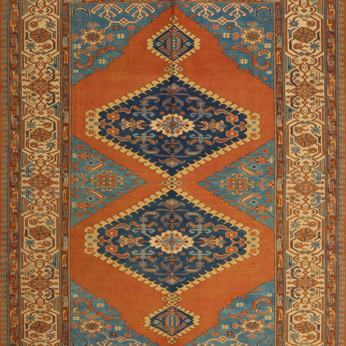 Traditional Mahogany Brown Persian Rug, tr1979