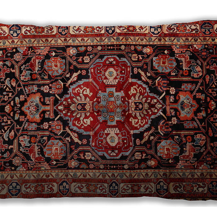 Traditional Classic Rectangular Crimson Red Lumbar Throw Pillow, 13 inch by 19 inch, lbtr197