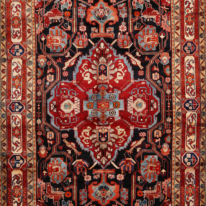 Traditional Crimson Red Persian Rug, tr197