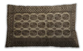 Traditional Classic Rectangular Bakers Brown Lumbar Throw Pillow, 13 inch by 19 inch, lbtr1982