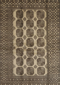 Machine Washable Traditional Bakers Brown Rug, wshtr1982