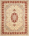 Machine Washable Traditional Brown Gold Rug, wshtr1983