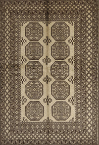 Machine Washable Traditional Bakers Brown Rug, wshtr1985