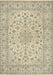 Traditional Brown Medallion Rug, tr1988