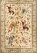 Traditional Brown Gold Animal Rug, tr1989