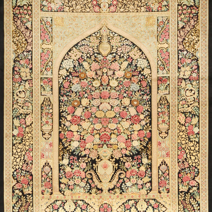 Machine Washable Traditional Sienna Brown Rug, wshtr1990