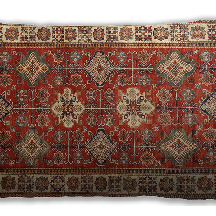 Traditional Classic Rectangular Peru Brown Lumbar Throw Pillow, 13 inch by 19 inch, lbtr1991